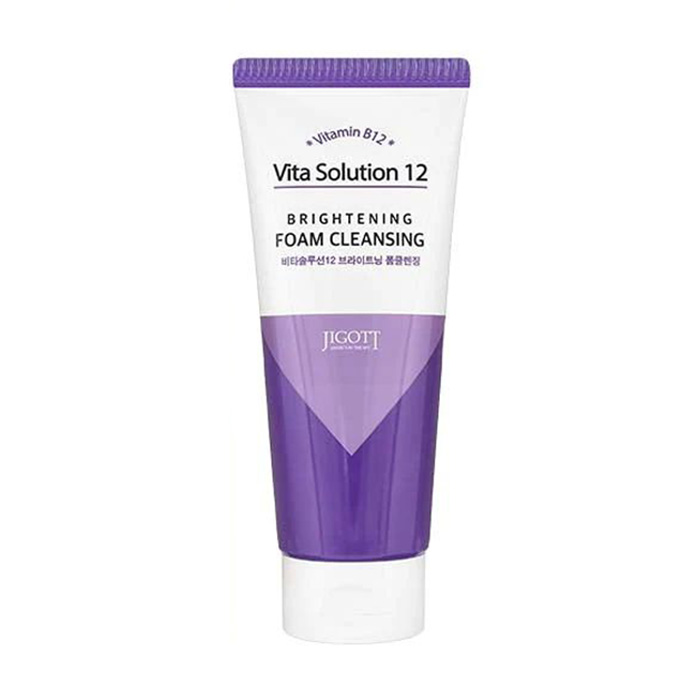 Освітлювальна пінка для вмивання Jigott Vita Solution 12 Brightening Foam Cleansing, 180 мл